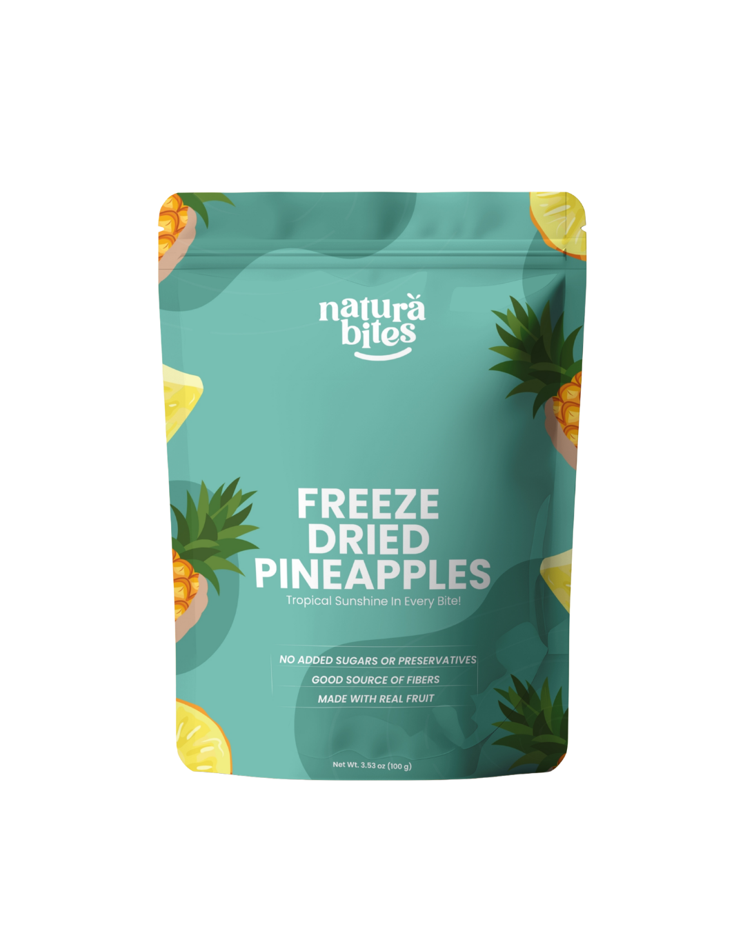 NaturaBite Freeze Dried Pineapple – 100g